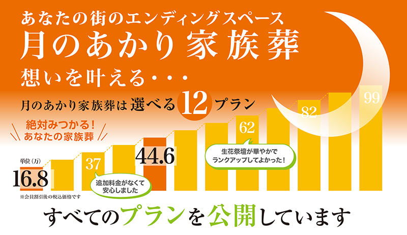 月のあかり家族葬 選べる12プラン